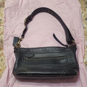 Coach "Legacy" purse. Dark brown/mocha